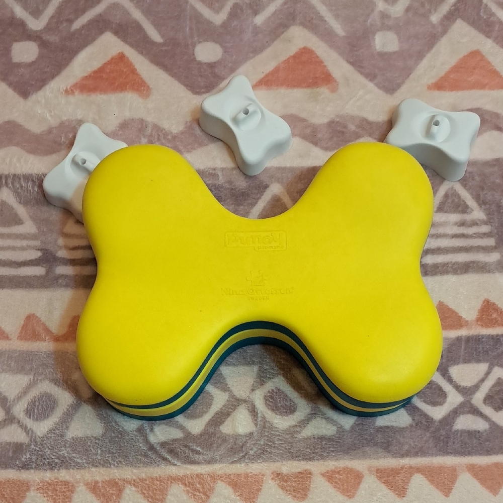 Outward Hound Yellow Interactive Dog Feeder